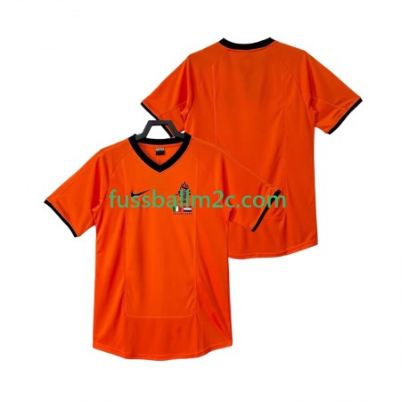 Fußballtrikots Niederlande 2000 Retro Heim Trikotsatz